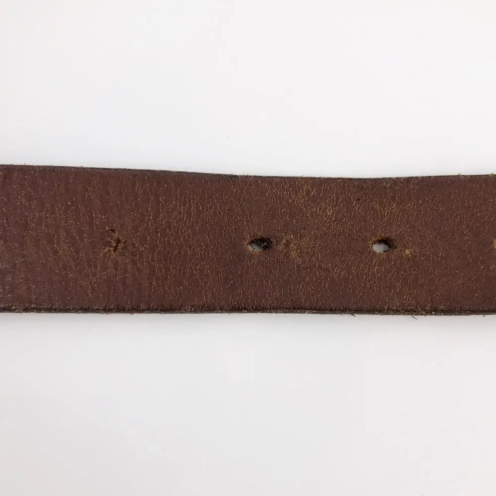 Shotgun shell belt brown leather